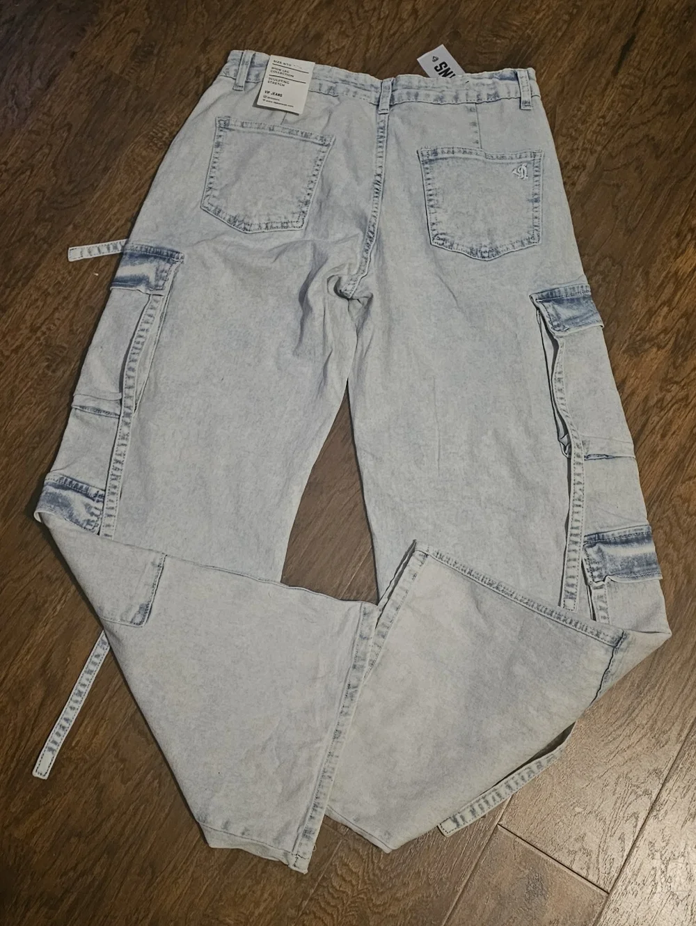 VIP Wide Leg Cargo Jeans - Picture 2 of 4